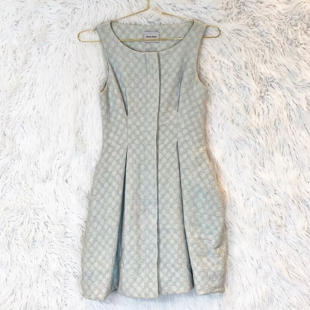 Peter Som textured jaquard dress